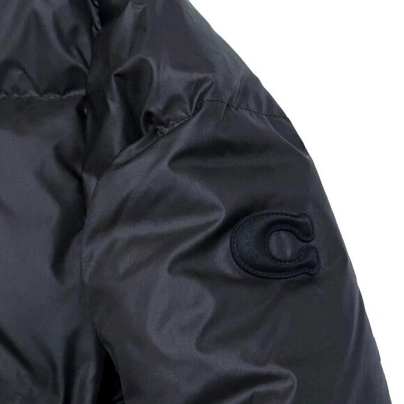 COACH women's winter black down jacket small NEW!!!! - Picture 5 of 7